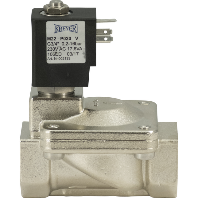 Solenoid Valve for Kreyer Fans - 230 v 3/4 in. - PLACEHOLDER