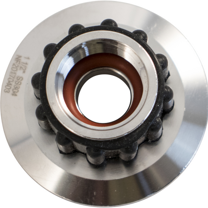 Blichmann Stainless QuickConnector - 1.5 in. T.C. x 1/2 in. NPT