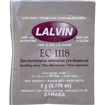 Dry Wine Yeast - EC-1118 - PLACEHOLDER