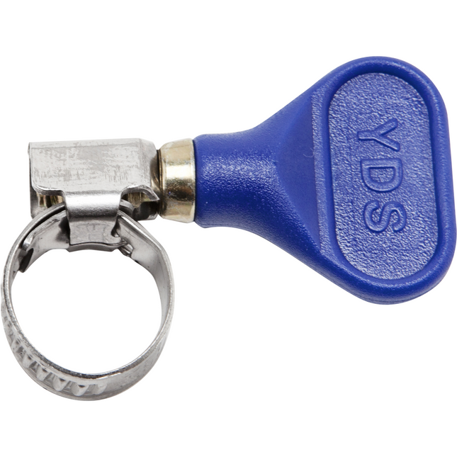 S/S Hose Clamp w/ Thumb Screw - Blue - 1/2 inch