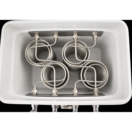 KOMOS Stainless 4 Tap Jockey Box - Rear Entry
