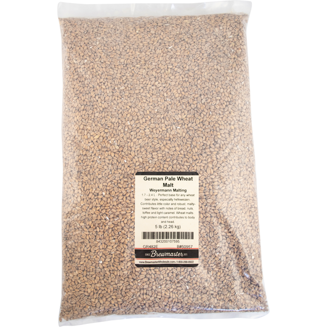 Malt - Weyermann Pale Wheat - Per Lb (Showroom Only)