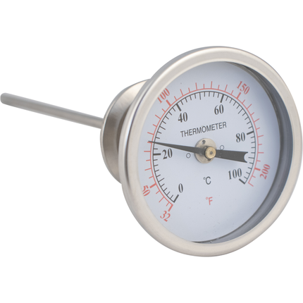 Stainless - 1.5 in. T.C. Thermometer