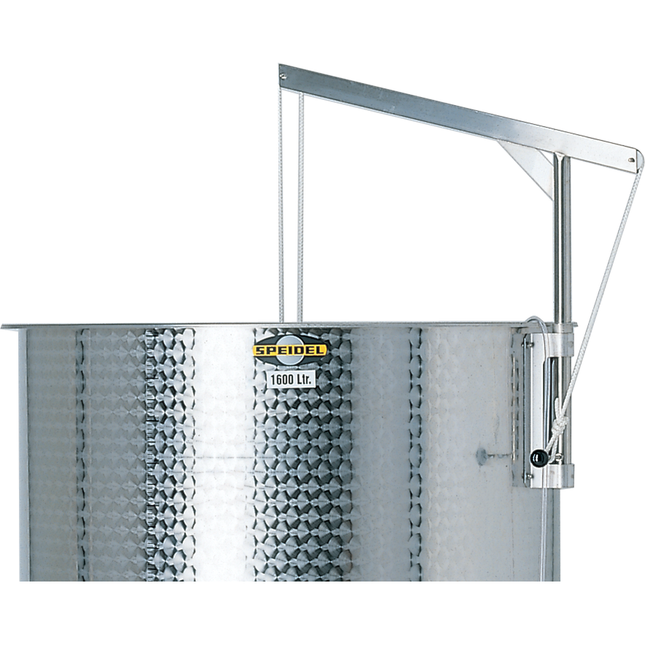 Speidel 1100L, 1000mm Diameter FO Dish Bottom Variable Volume Tank w/ Lid - PRECONFIGURED