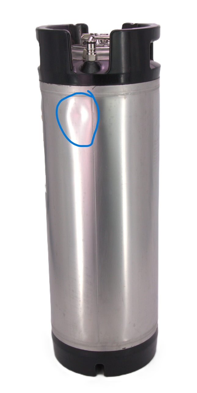 Kegland Ball Lock Keg | Corny Keg | 5 gal. - Scratch & Dent