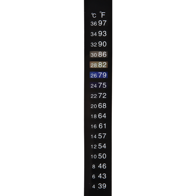 Liquid Crystal Strip Thermometer