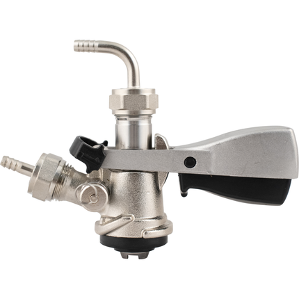Tap - Stainless Steel Domestic D-Style Sanke Coupler With PRV (Economy) - Keg Coupler