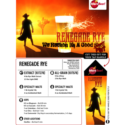 Kit (All-Grain) - Renegade Rye - PLACEHOLDER