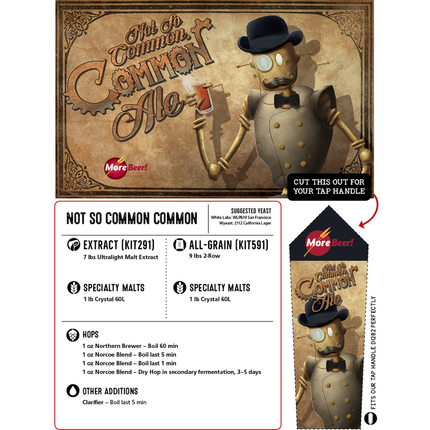 Kit (All-Grain) - Not So Common Common - PLACEHOLDER