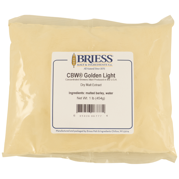 Briess CBW® Golden Light | Concentrated Brewers Wort | Dry Malt Extract | DME | 4 SRM