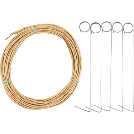 Hop Rhizome Growing Kit - Hop Twine + Twine Clips