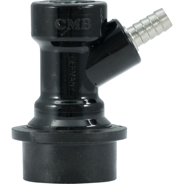 Ball Lock Quick Disconnect (QD) Bev Out (BLACK) - CM Becker - Barb
