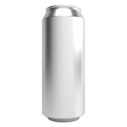 Can Fresh Silver Aluminum Cans (500ml/16.9oz) - Case of 207