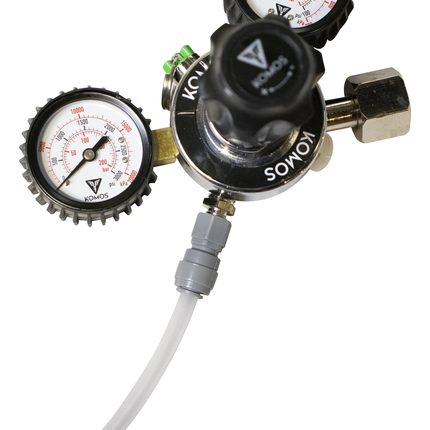 KOMOS Premium Dual Gauge CO2 Regulator