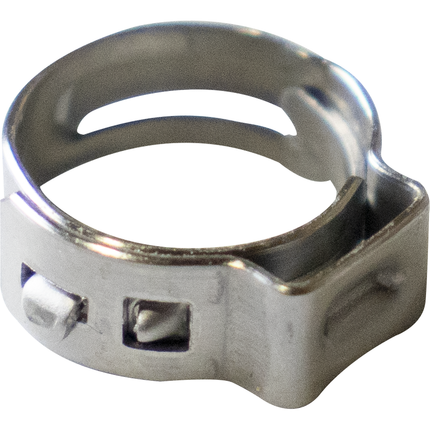 (Pack of 20) Stepless Clamp - Stainless - For 5/8" OD Tubing 