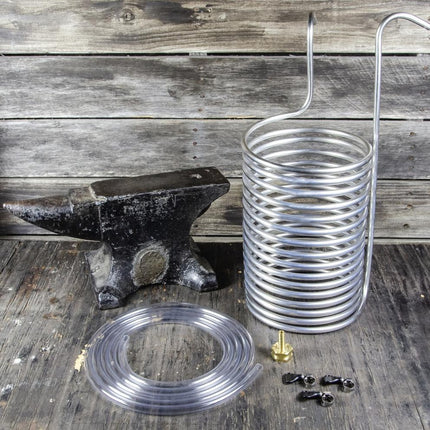 Anvil Stainless Steel Immersion Chiller - 28 ft x 3/8 in