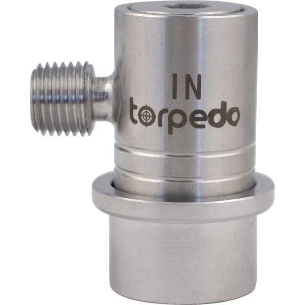 Torpedo Keg Ball Lock Quick Disconnect (QD) | Gas In | Stainless Steel | 1/4