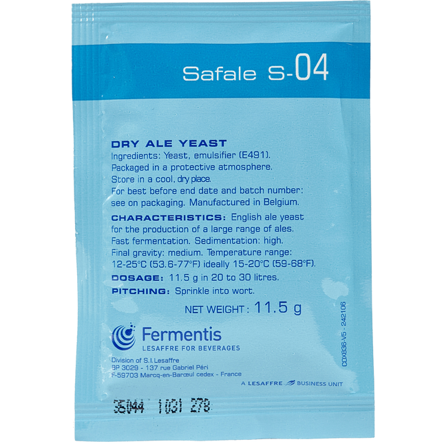 Fermentis Dry Yeast - Safale S-04 - PLACEHOLDER