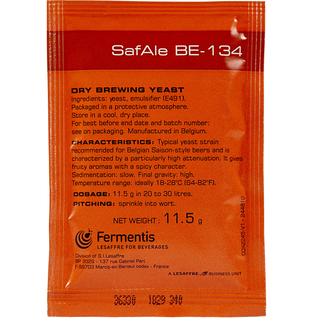 Fermentis Dry Yeast - Safale BE-134 - PLACEHOLDER