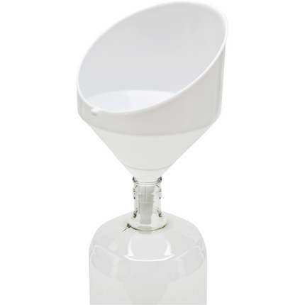 Funnel - Vintage Shop - 25 cm - White Plastic - Anti-Splash 
