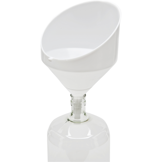 Funnel - Vintage Shop - 25 cm - White Plastic - Anti-Splash 