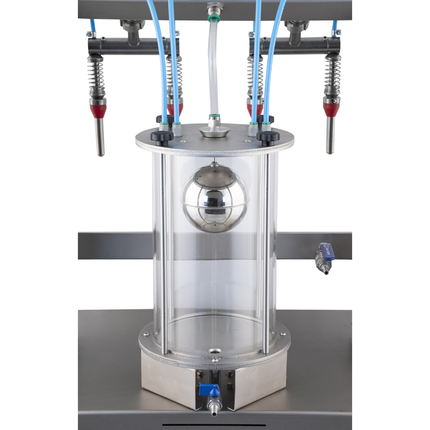 EnoItalia Wine Bottle Filler | Vacuum Filler | 4 Spout | Benchtop Bottle Filler | Stainless Steel | 650L/h Fill Rate | 110V - Refurbished