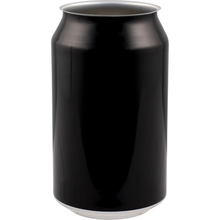 Can Fresh Black Aluminum Cans (330ml/11oz) - Case of 300