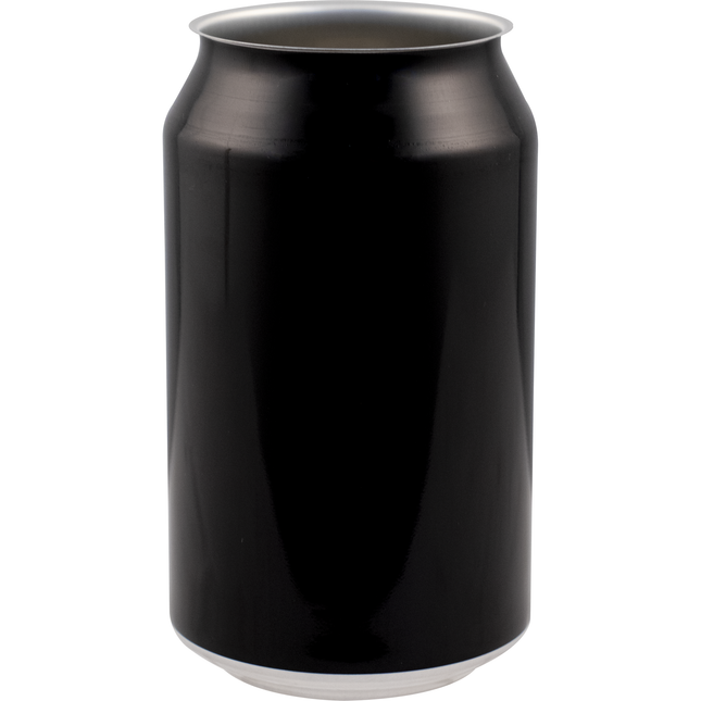 Can Fresh Black Aluminum Cans (330ml/11oz) - Case of 300