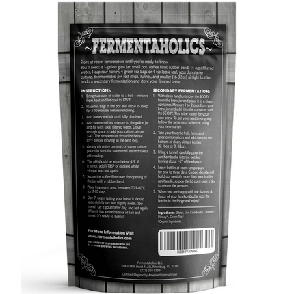 Fermentaholics - Jun Kombucha SCOBY - Starter Culture