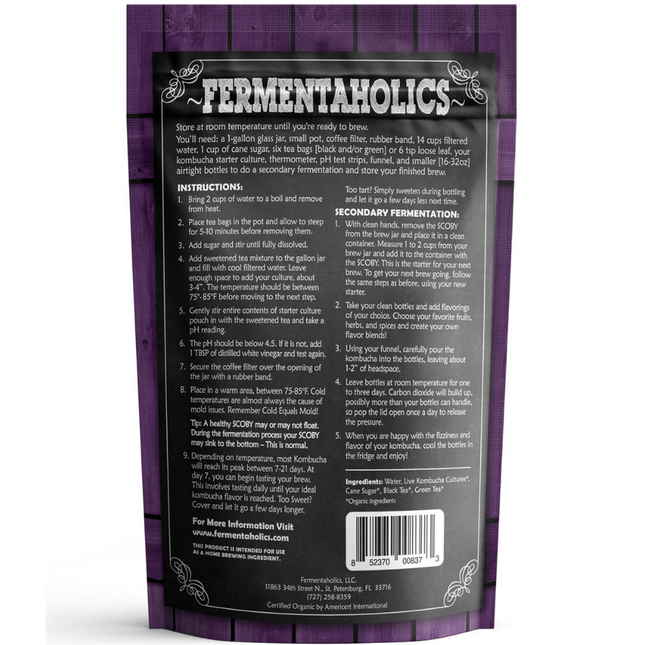 Large 5 Litre Kombucha Scoby From Kombuchaorganic - Starter Kit For