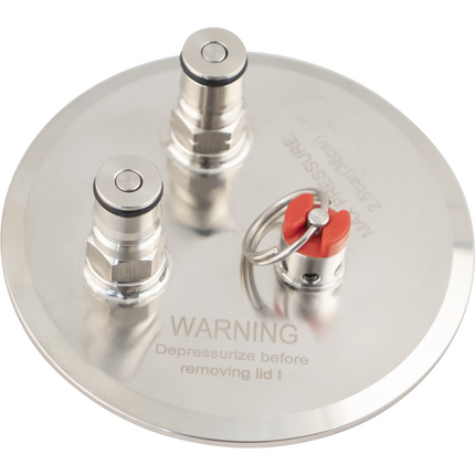 Replacement 4 in. T.C. Kegmenter Ball Lock Lid for FE581/FE582