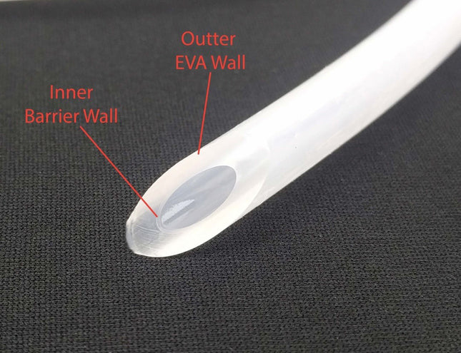 EVABarrier Double Wall Tubing - 5/32 in (4 mm) ID x 5/16 in (8 mm) OD - 1.7m Length (5.5 ft)