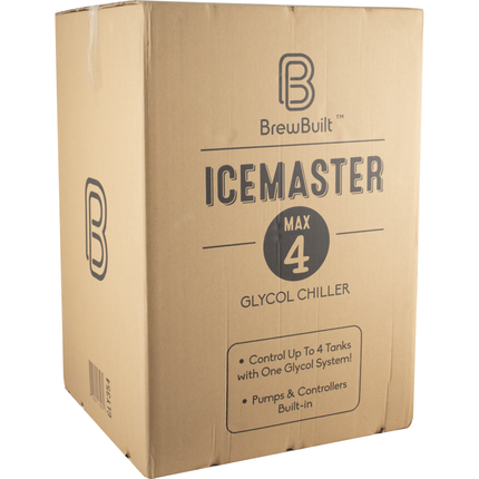 BrewBuilt® IceMaster Max 4 | Glycol Chiller | 4 Built In Temp Controllers & Pumps | 2600btu | 110V | 8 Gal. Tank Capacity - Open Box