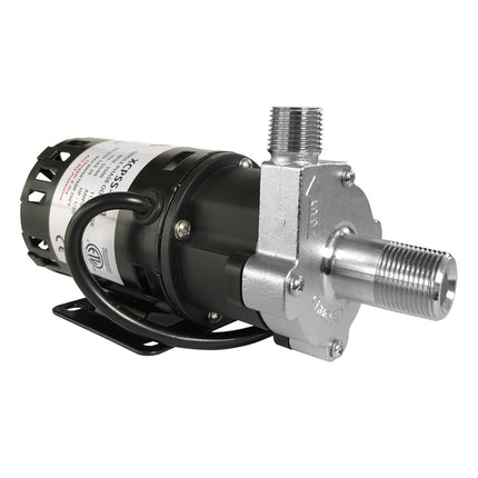 Chugger Pump - High Temperature Stainless Steel - X-Dry - Center Inlet Threaded