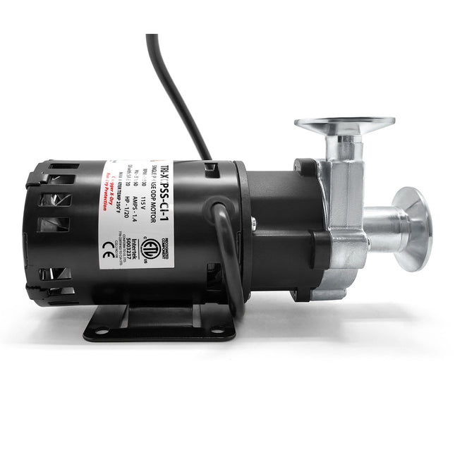 Chugger T.C. Pump - High Temperature Stainless Steel - X-Dry - Center Inlet