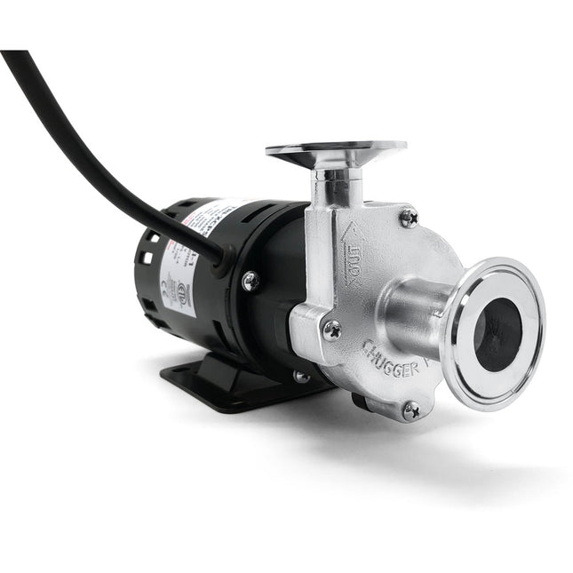 Chugger T.C. Pump - High Temperature Stainless Steel - X-Dry - Center Inlet