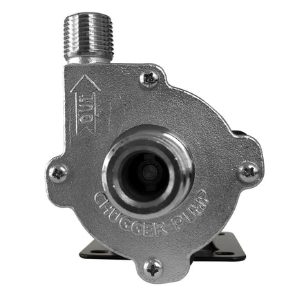 Chugger Pump - High Temperature Stainless Steel - X-Dry - Center Inlet Threaded