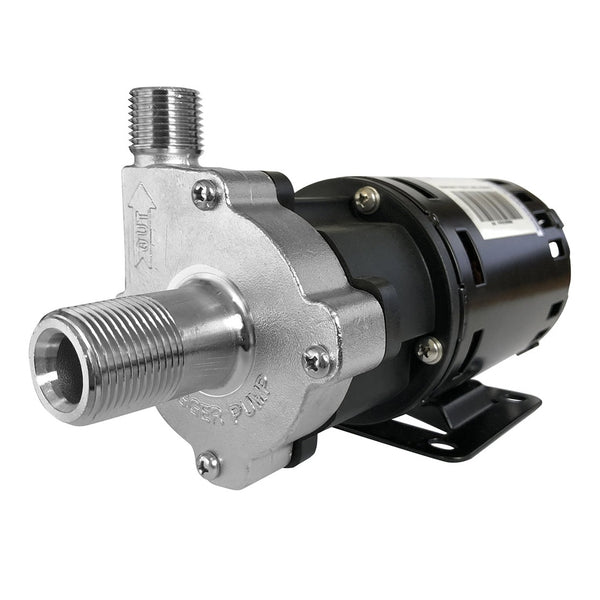 X-Dry Series Chugger Pump (Center Inlet) - Stainless Steel 1/2 in threads