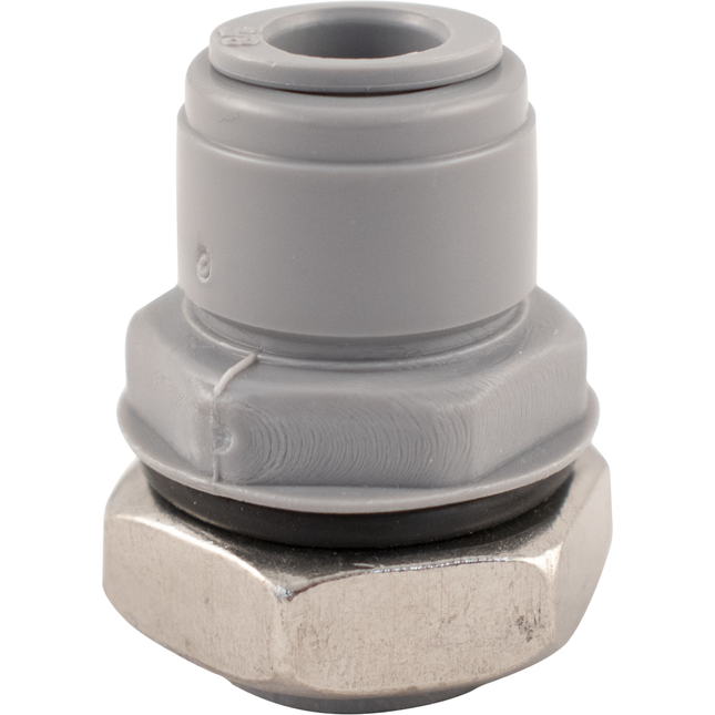 Duotight - 9.5mm (3/8) Bulkhead with 1/2 inch Male BSP and lock nut