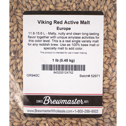 Malt - Viking Malt Red Active - Per Lb (Showroom Only)