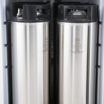 KOMOS® Kegerator | Digital Thermostat | Casters | Regulator | Fits 1 Half Barrel Keg or 4 Corny Kegs | No Tower - Cosmetic Defect