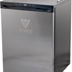 KOMOS® Kegerator | Digital Thermostat | Casters | Regulator | Fits 1 Half Barrel Keg or 4 Corny Kegs | No Tower - Cosmetic Defect