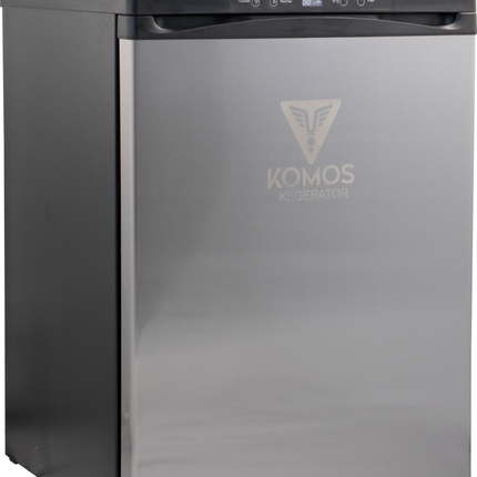 KOMOS® Kegerator | Digital Thermostat | Casters | Regulator | Fits 1 Half Barrel Keg or 4 Corny Kegs | No Tower - Cosmetic Defect