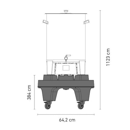 Speidel - Rolling Base with Casters for 50L Braumeister - BRAU050 / BRAU055 / BRAU057