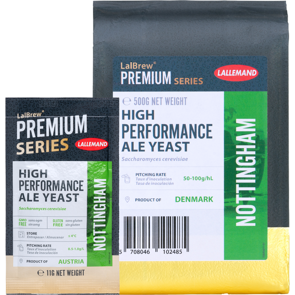 Lallemand | LalBrew® Nottingham High Performance Ale Yeast | Dry Beer Yeast