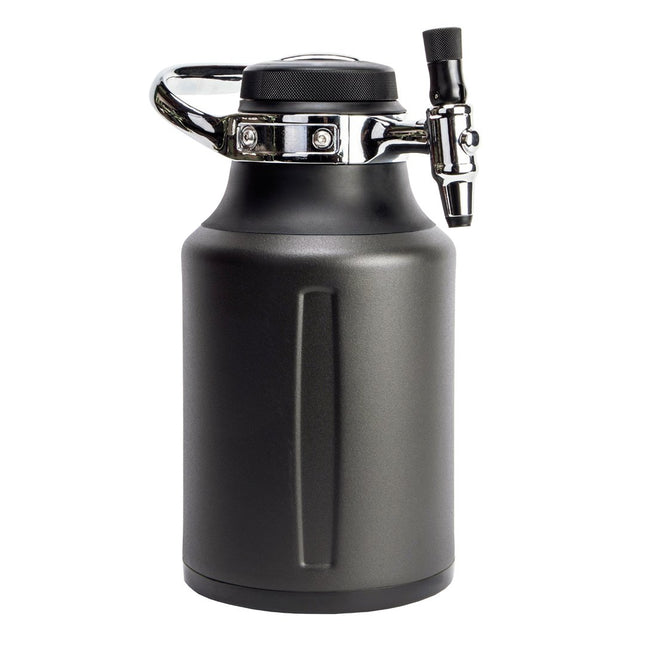 GrowlerWerks uKeg GO Pressurized Growler (Tungsten) - 64 oz