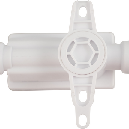 Duotight In-Line Plastic Regulator w/ Integrated Pressure Gauge (0-60 psi) - 8 mm