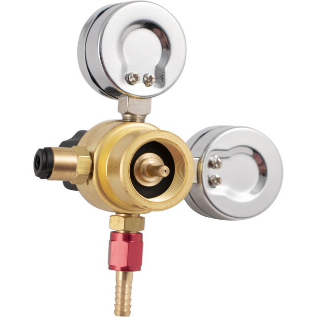 Dual Gauge Oxygen Regulator - For Disposable Tanks