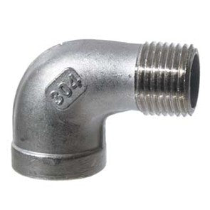 Stainless - Street Elbow 1/2 in fpt x 1/2 in mpt 