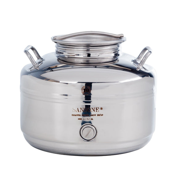 Sansone Fusti Tank | Stainless Steel | 2.6 Gallon | 10L